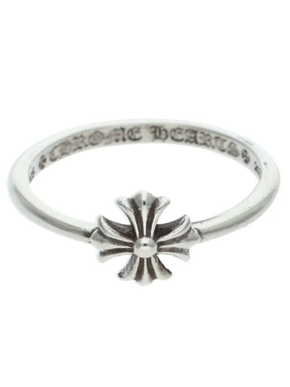 Chrome Hearts Bubblegum CH Pls Plus Silver Ring